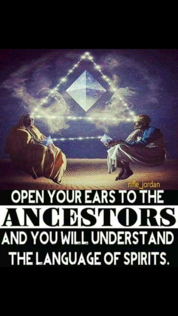 Trust your ancestors